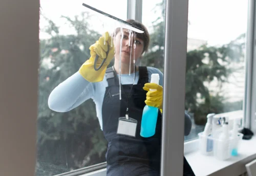Nettoyage de vitres intérieures et extérieures à Hottot-les-Bagues